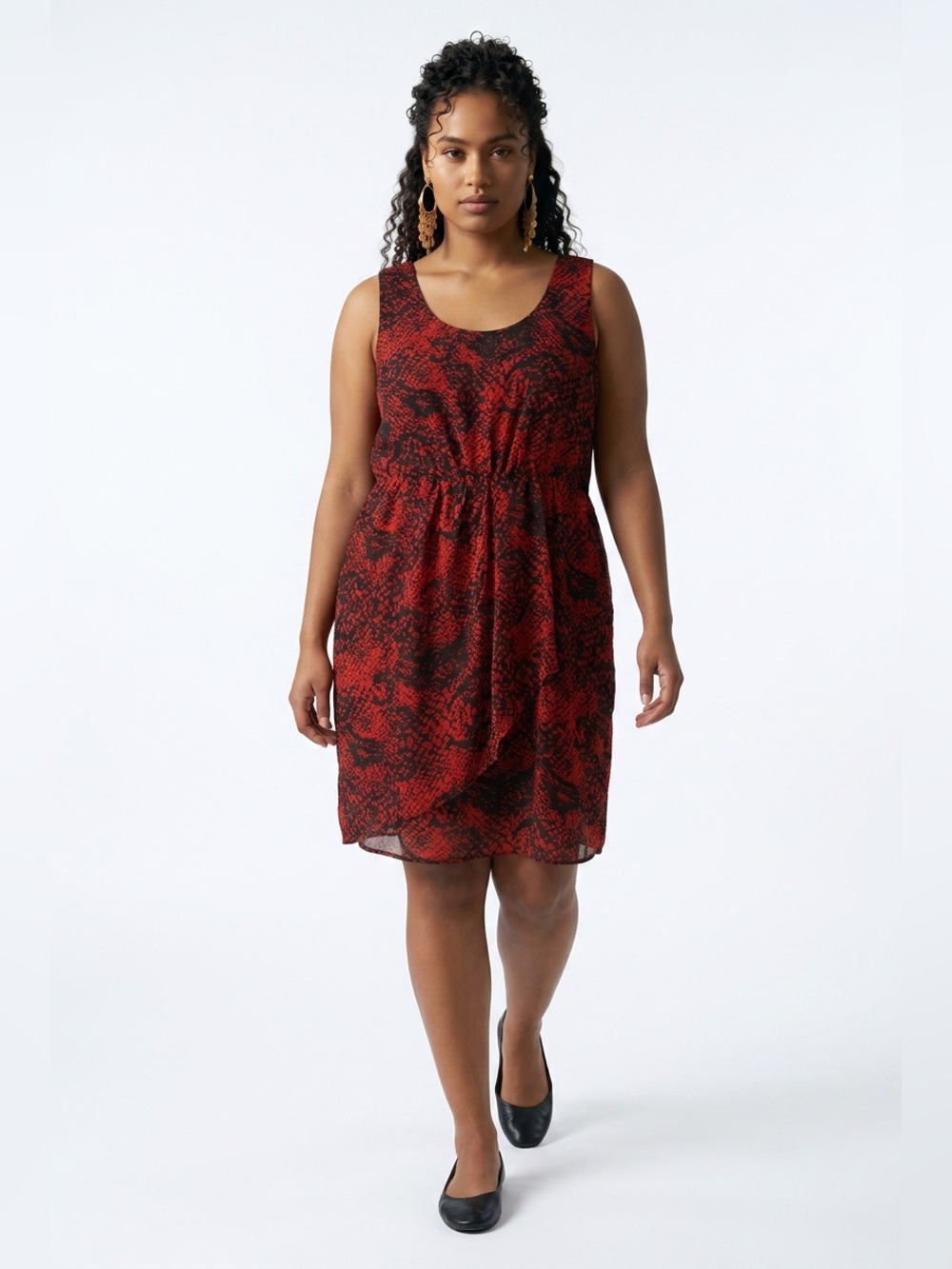 Capucino snake print dress